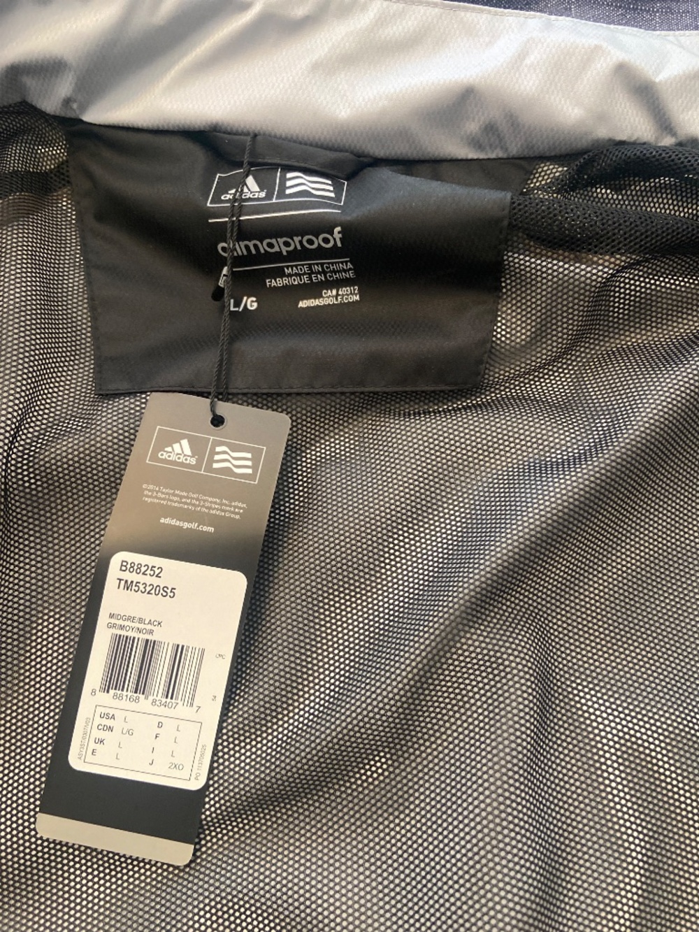 Addidas golf jacket - Picture 2 of 2